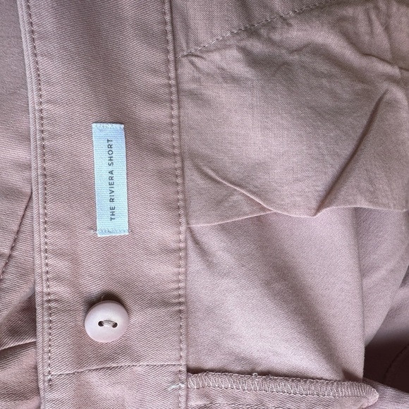 LOFT High Waist Pink Scalloped Shorts - Picture 7 of 9